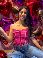 Rising Among Cupid's Corset - Pink