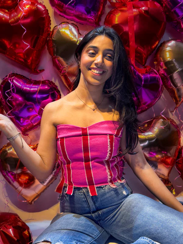 Rising Among Cupid's Corset - Pink