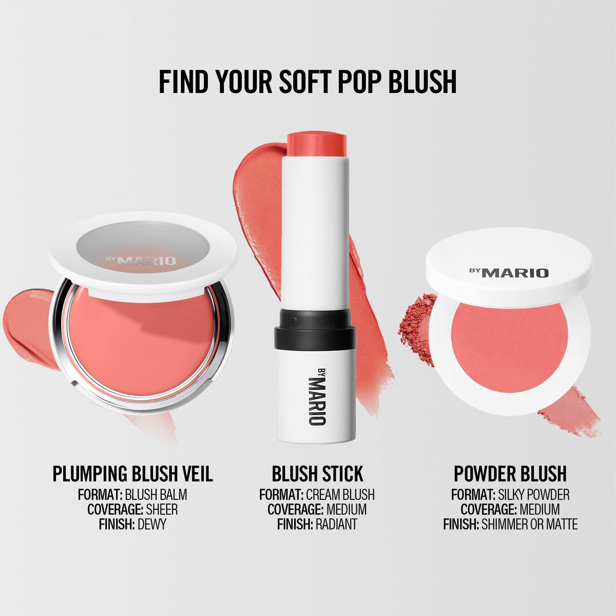 Makeup By Mario Soft Pop Plumping Blush Veil - Just Peachy