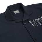 Bear Minimum Oversized Shirt Navy - Psyche Surge