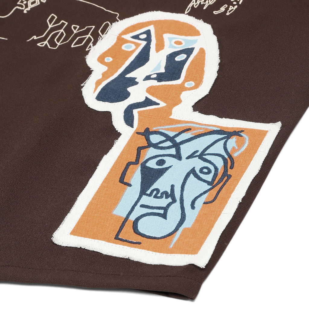 Bear Minimum Oversized Shirt Brown - Ancient Dominion