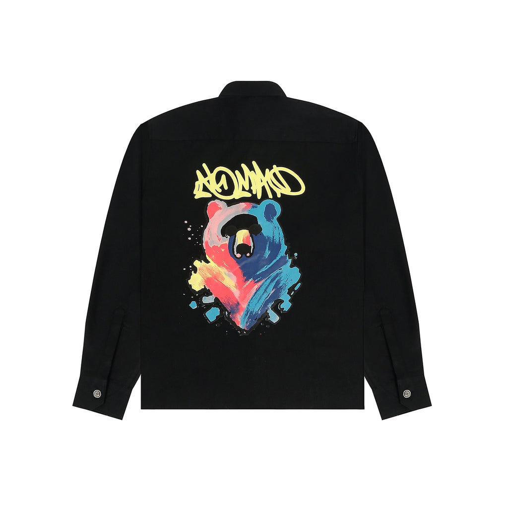 Bear Minimum Oversized Shacket Black - Nomad