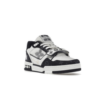 Louis Vuitton LV Trainer Velcro Strap Monogram Denim Black White