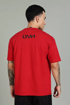LYVN Oversized T-Shirt Red - Fool Face