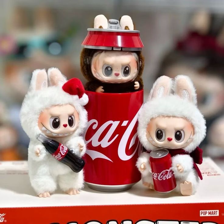 Pop Mart Labubu The Monsters Coca Cola Series Mysterious Guest Vinyl Plush Figure