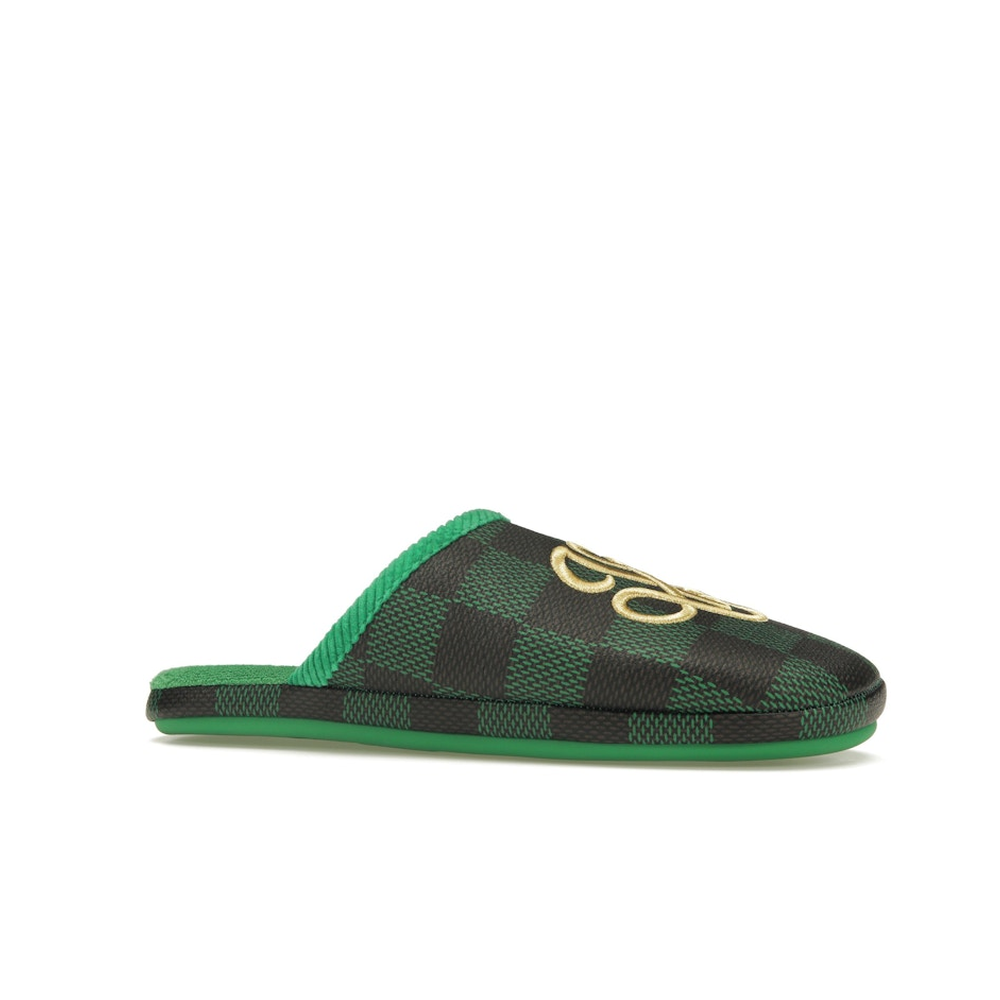 Louis Vuitton LV Palace Slipper Damier Pop Green