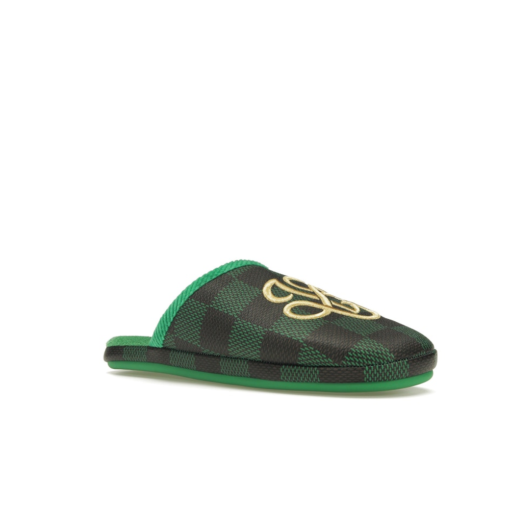 Louis Vuitton LV Palace Slipper Damier Pop Green