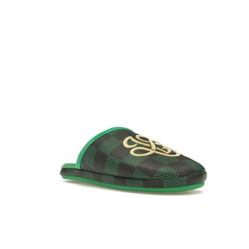 Louis Vuitton LV Palace Slipper Damier Pop Green