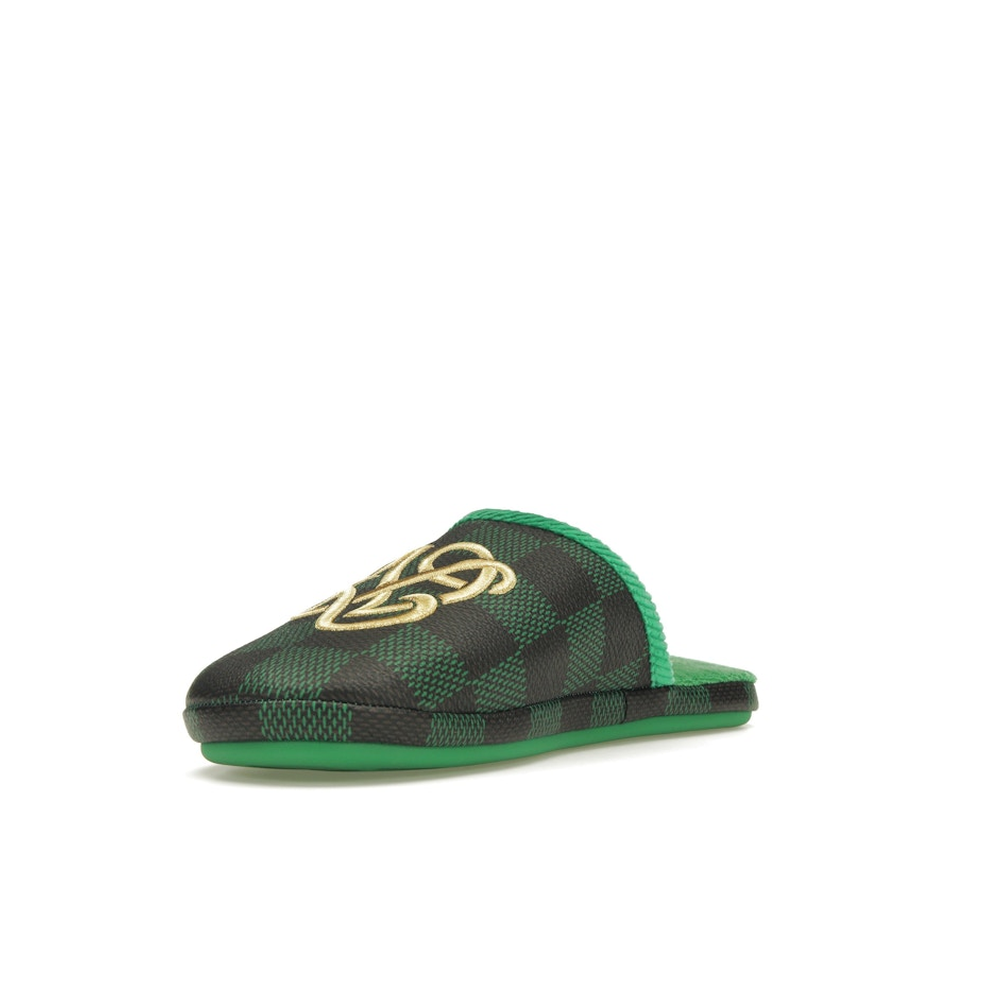 Louis Vuitton LV Palace Slipper Damier Pop Green