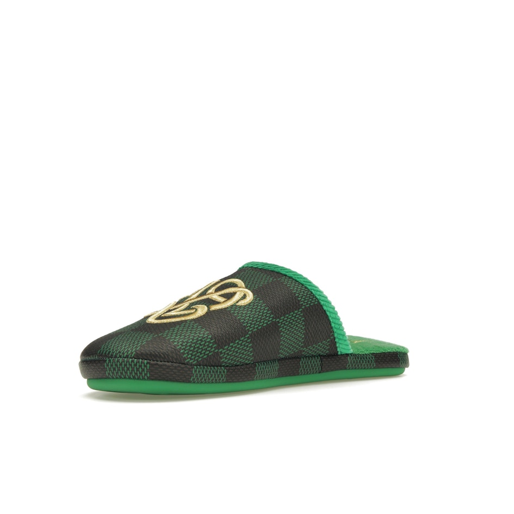 Louis Vuitton LV Palace Slipper Damier Pop Green