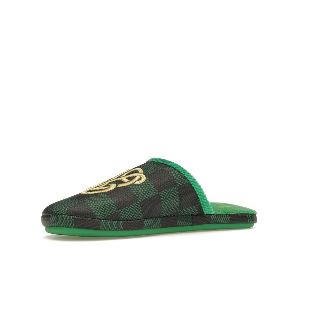 Louis Vuitton LV Palace Slipper Damier Pop Green