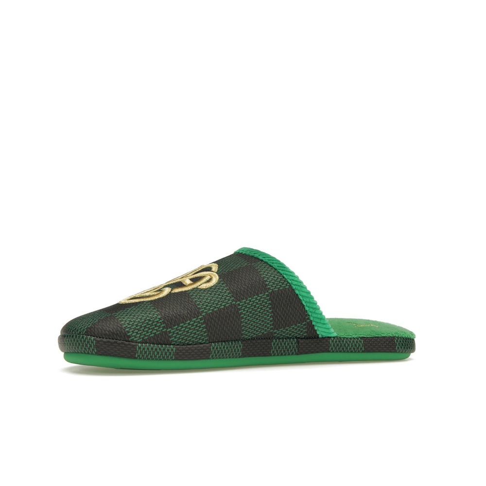 Louis Vuitton LV Palace Slipper Damier Pop Green