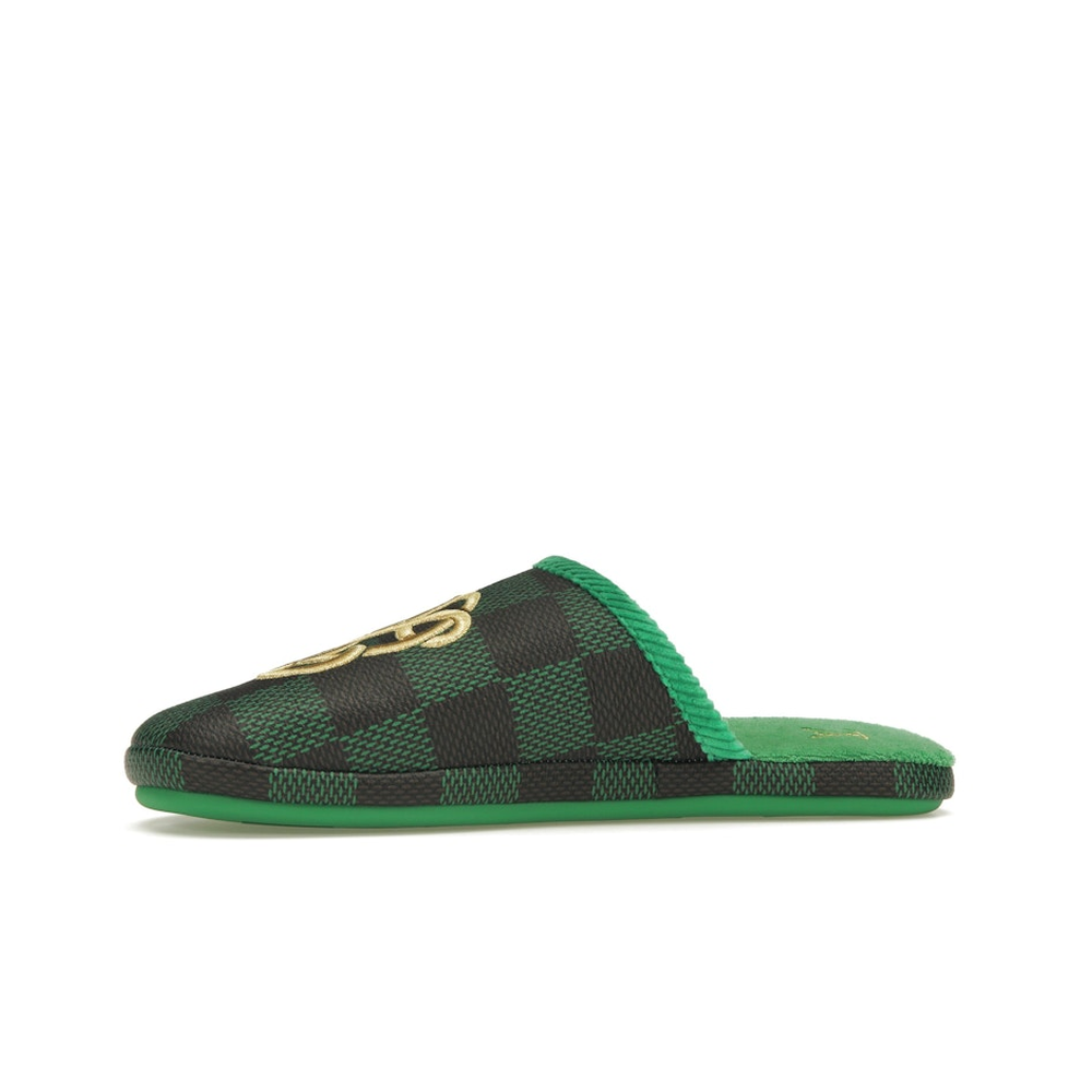 Louis Vuitton LV Palace Slipper Damier Pop Green