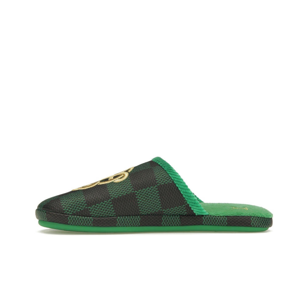 Louis Vuitton LV Palace Slipper Damier Pop Green