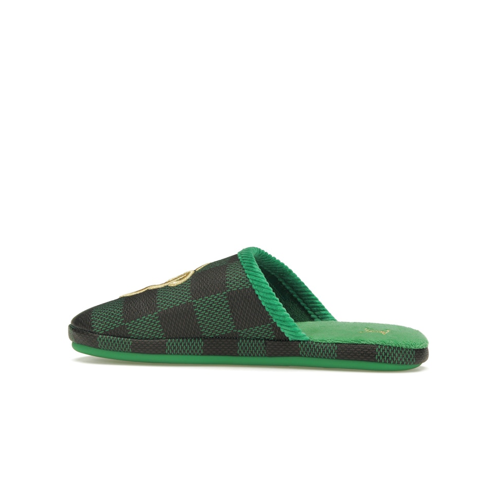 Louis Vuitton LV Palace Slipper Damier Pop Green