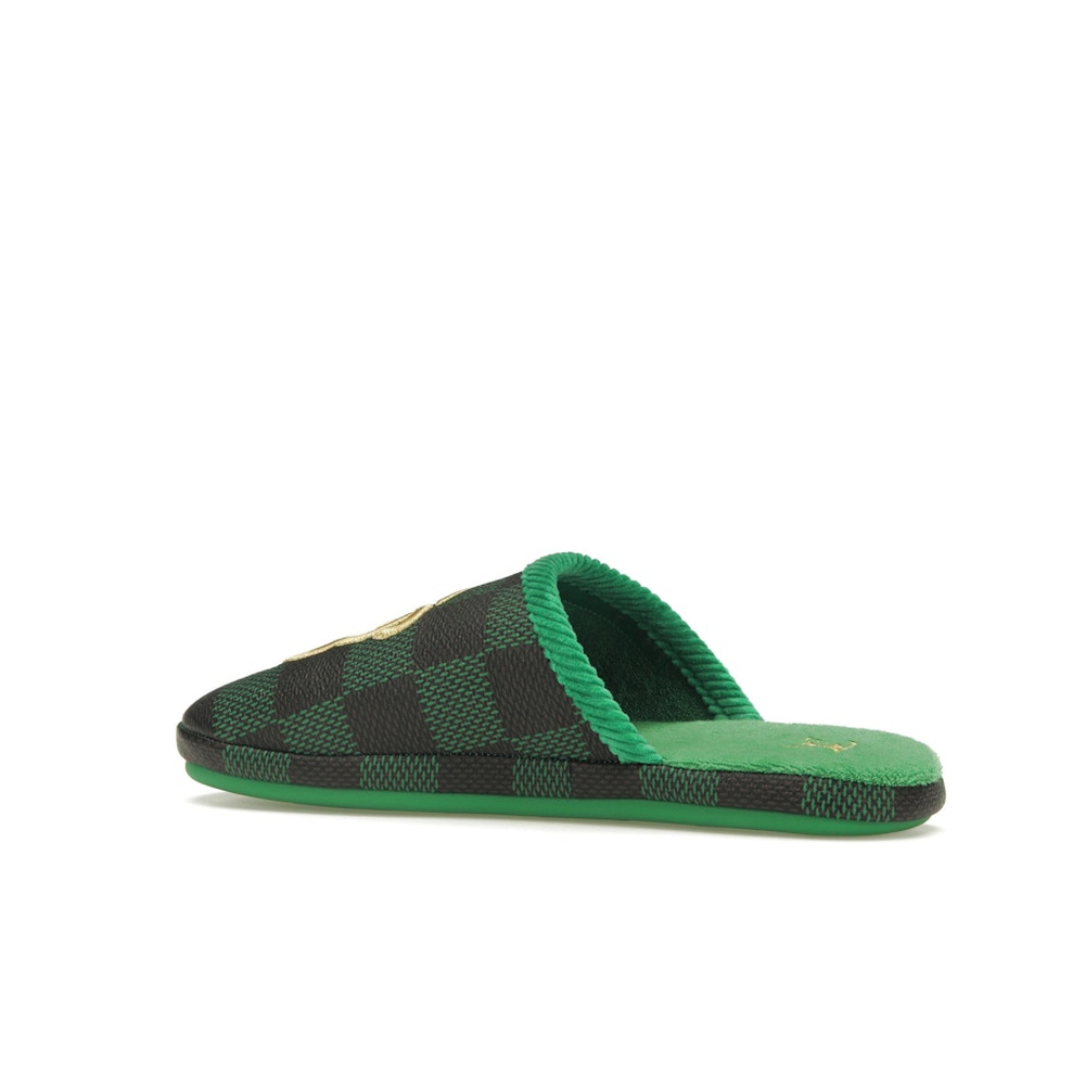 Louis Vuitton LV Palace Slipper Damier Pop Green