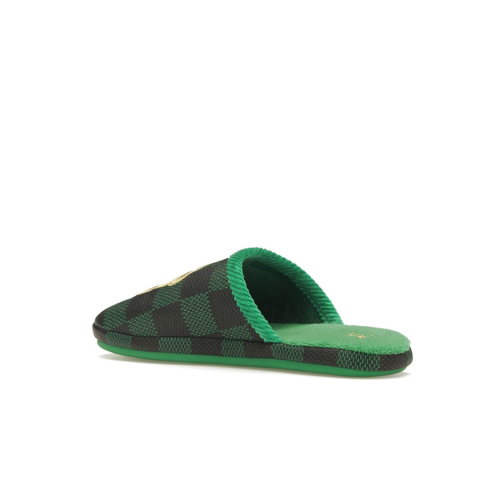 Louis Vuitton LV Palace Slipper Damier Pop Green