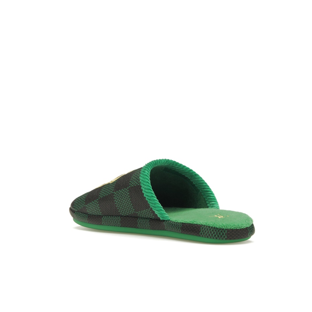 Louis Vuitton LV Palace Slipper Damier Pop Green