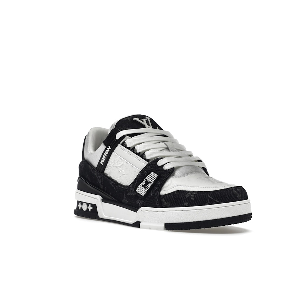 Louis Vuitton LV Trainer White Black White