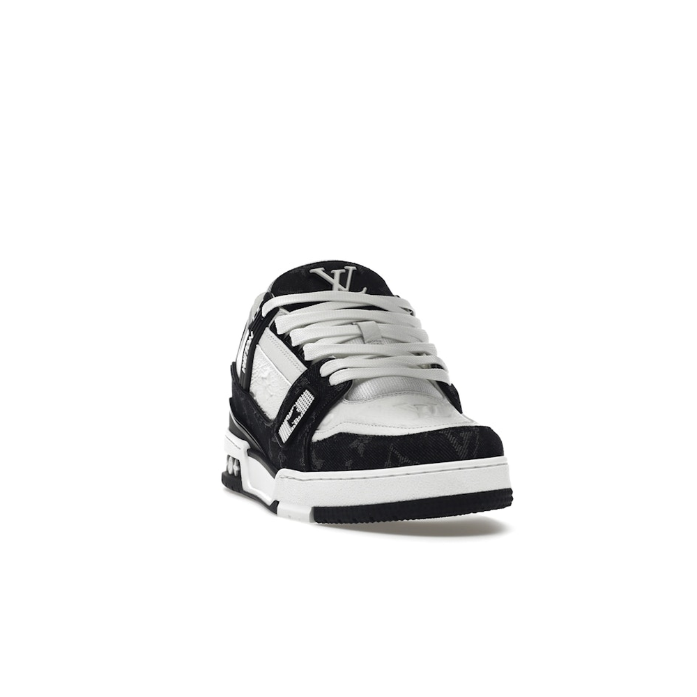 Louis Vuitton LV Trainer White Black White