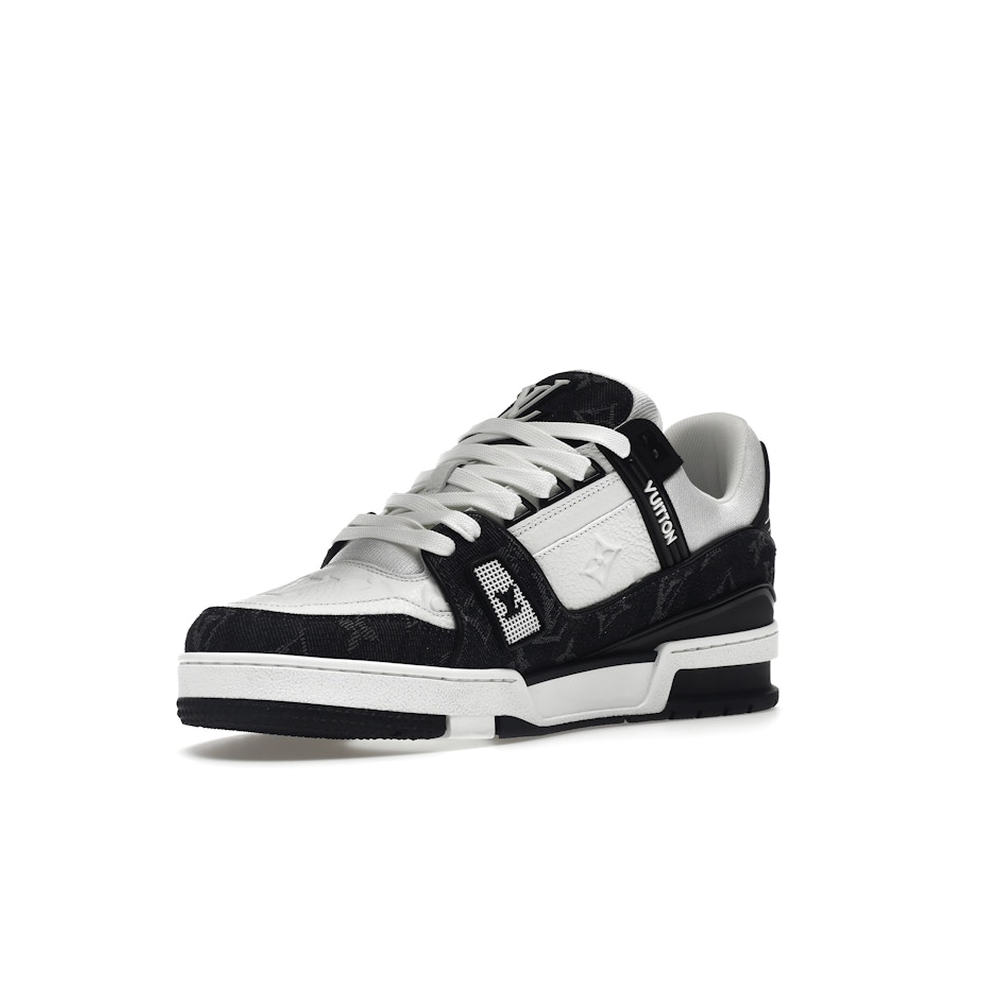 Louis Vuitton LV Trainer White Black White