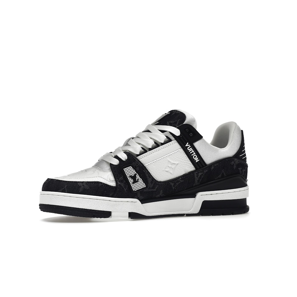 Louis Vuitton LV Trainer White Black White