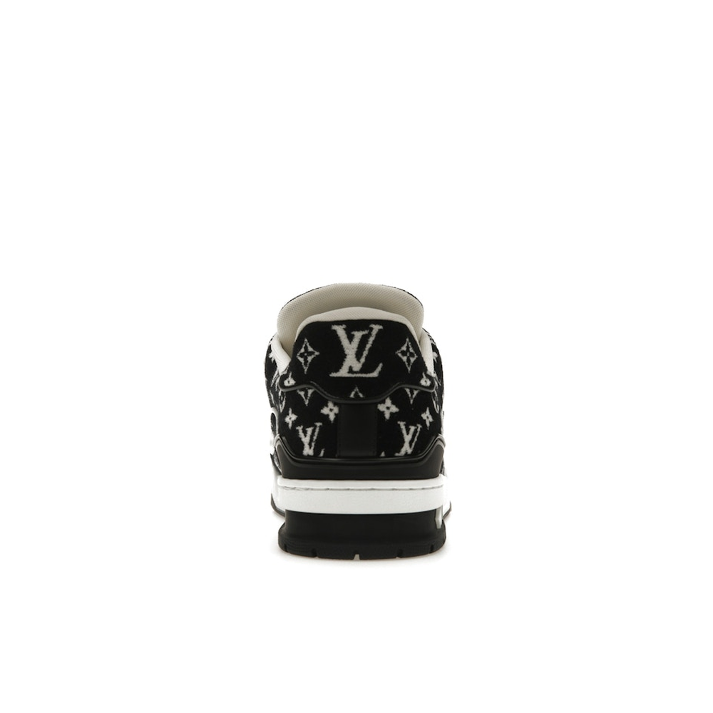 Louis Vuitton LV Trainer White Black 'Monogram Textile'