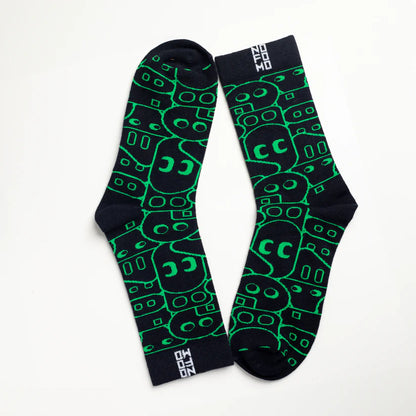 NoFoMo Crew Length Socks AI