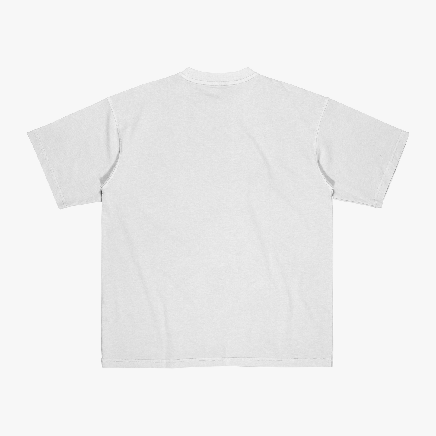 WalaWali Unisex 'Hip Hop' Slim Fit White Tee