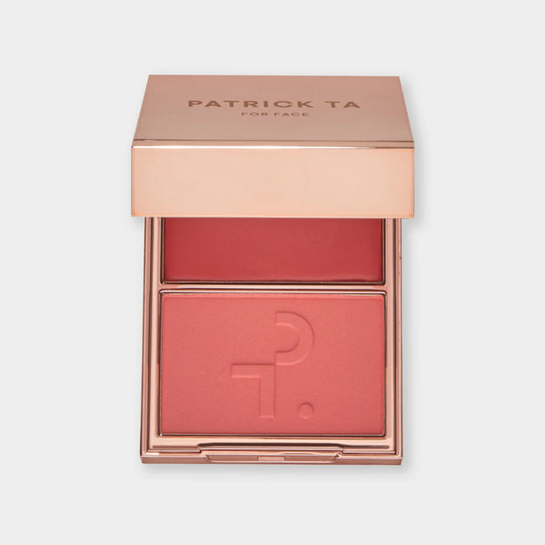 Patrick Ta Major Headlines Double-Take Crème & Powder Blush Duo - She's That Girl (Satin)