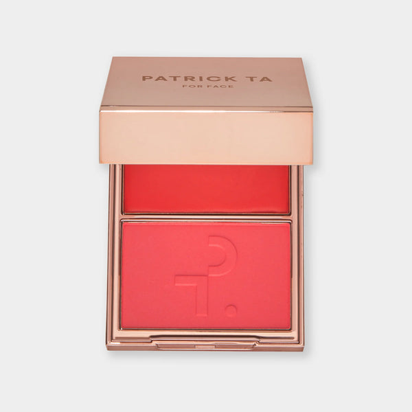 Patrick Ta Major Headlines Double-Take Crème & Powder Blush Duo - She's Vibrant (Matte)