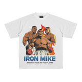 Bootleg Iron Mike White T-Shirt (180 GSM)