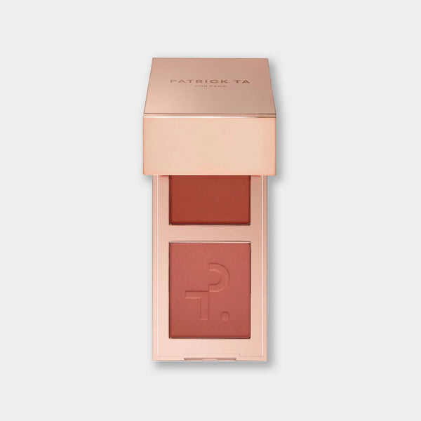 Patrick Ta Mini Major Headlines Double-Take Crème & Powder Blush Duo - She's Blushing