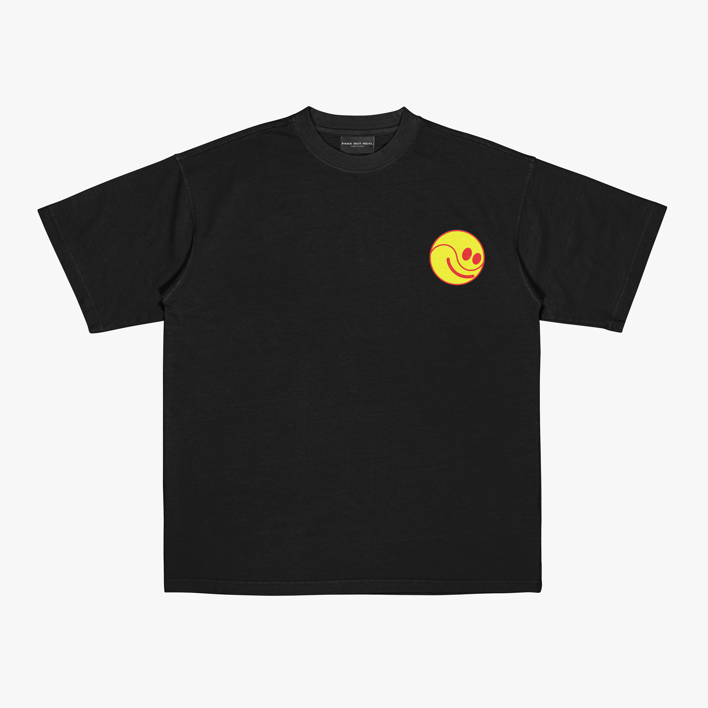 FakeButReal 'Black Sheep' Black Oversize T-Shirt