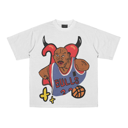 FakeButReal Bootleg Michel Jordan White T-Shirt