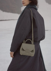 Polene Numero Un Nano Edition Textured Bag - Olive