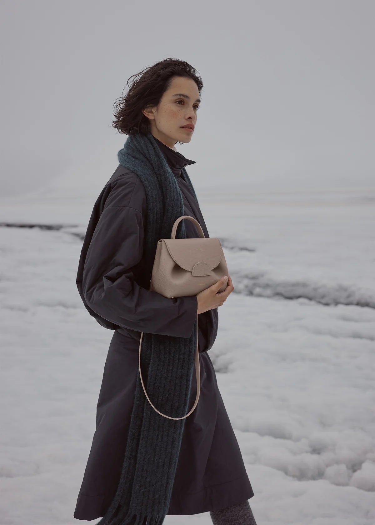 Polene Numero Un Nano Edition Textured Bag - Taupe
