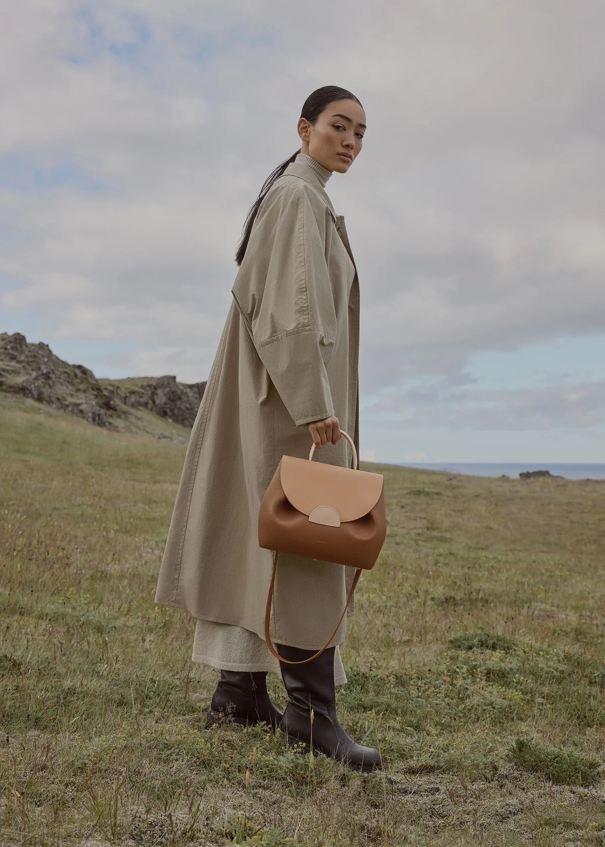 Polene Numero Nu Edition Trio Bag - Camel