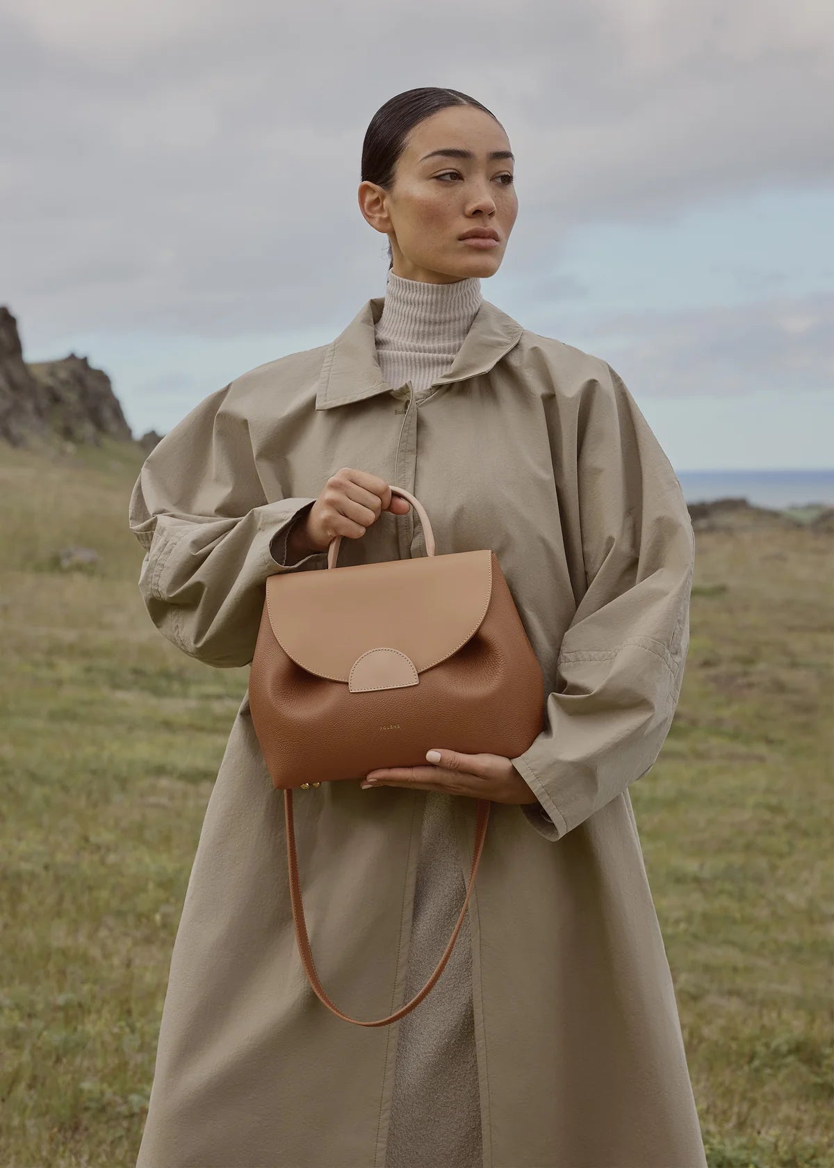 Polene Numero Nu Edition Trio Bag - Camel