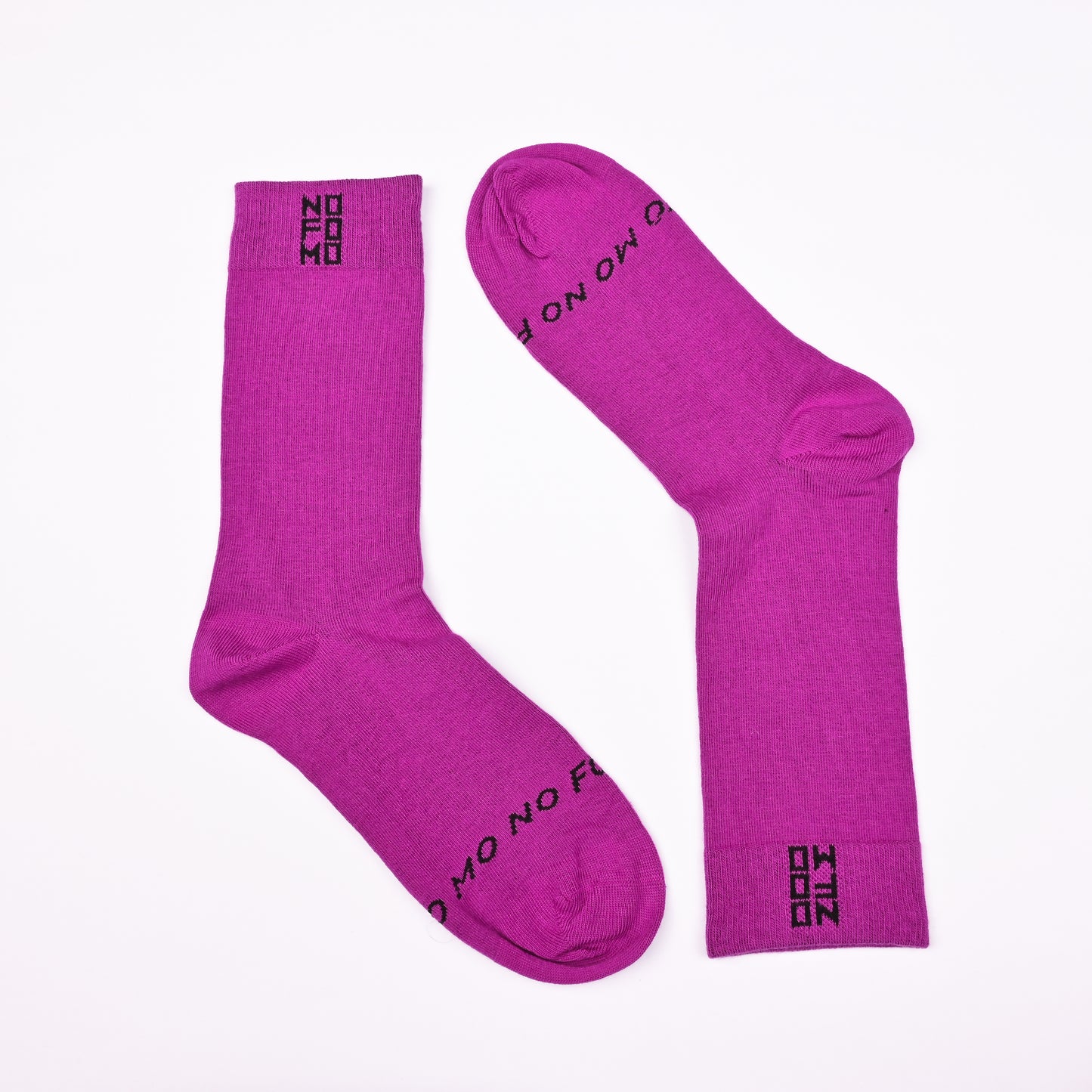 NoFoMo Crew Length Socks Purple