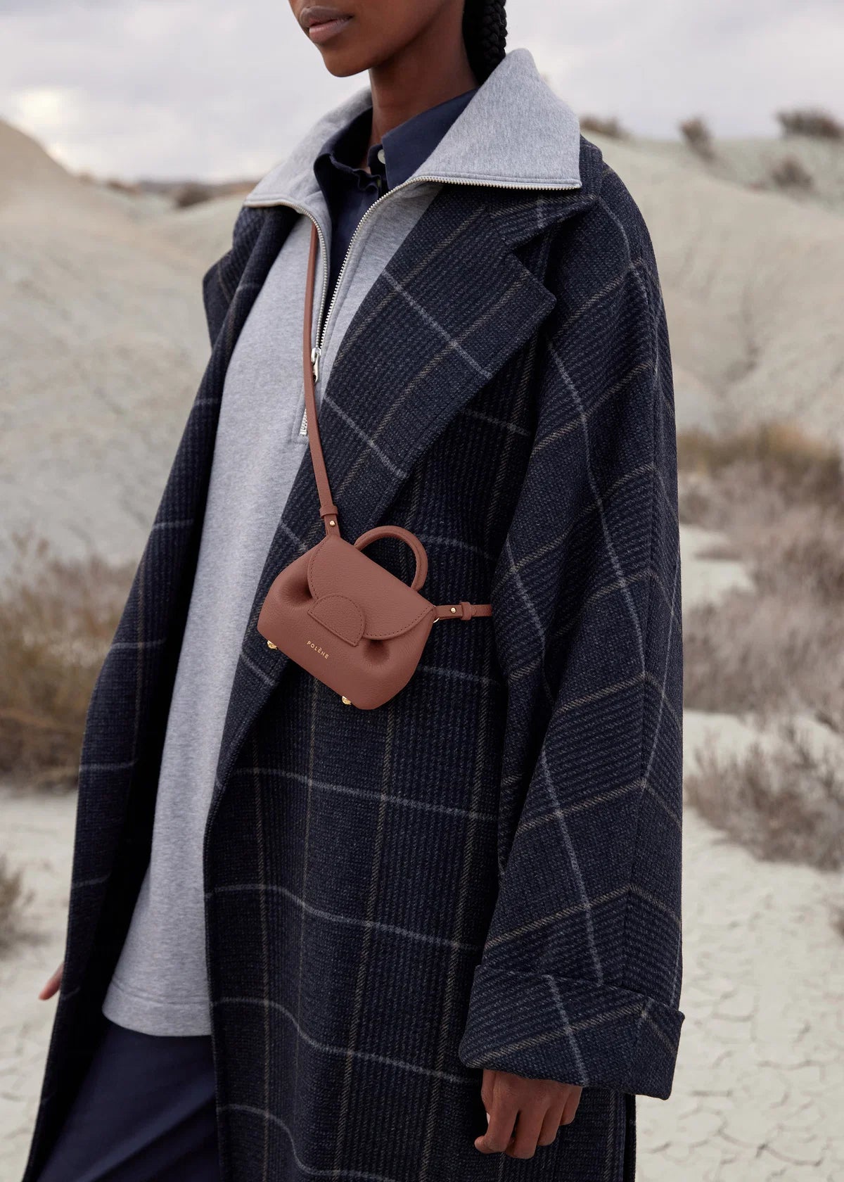 Polene Numero Un Micro Edition Textured Bag - Blush
