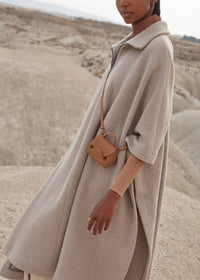 Polene Numero Un Micro Edition Textured Bag - Camel