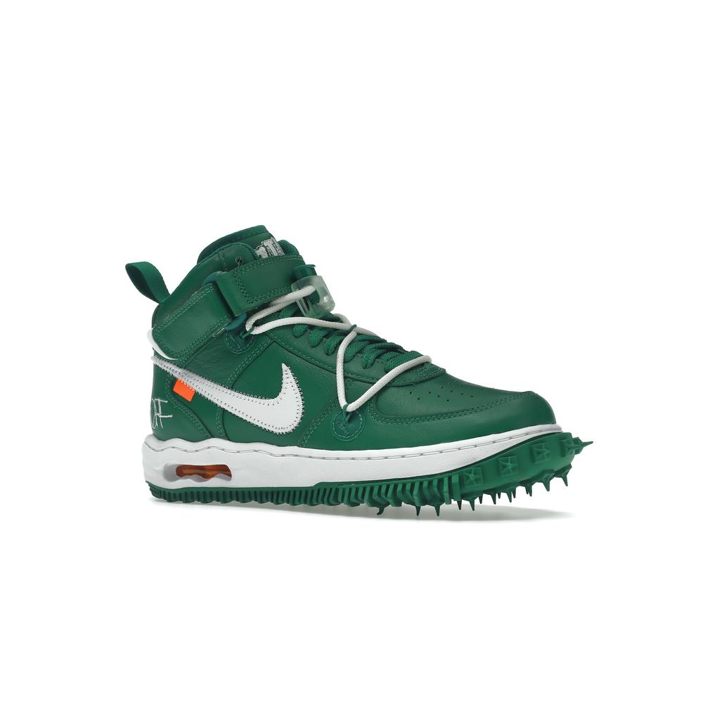 Off-White × Nike Air Force 1 Mid "Pine Green"