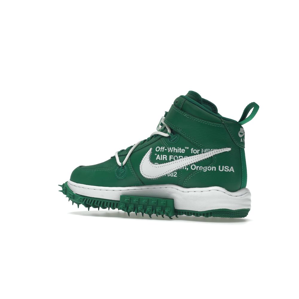 Off-White × Nike Air Force 1 Mid "Pine Green"