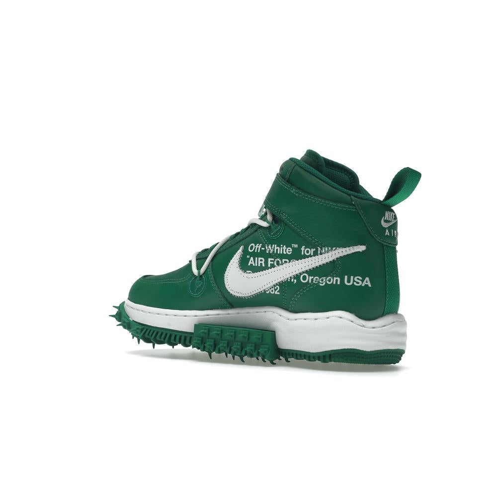 Off-White × Nike Air Force 1 Mid "Pine Green"