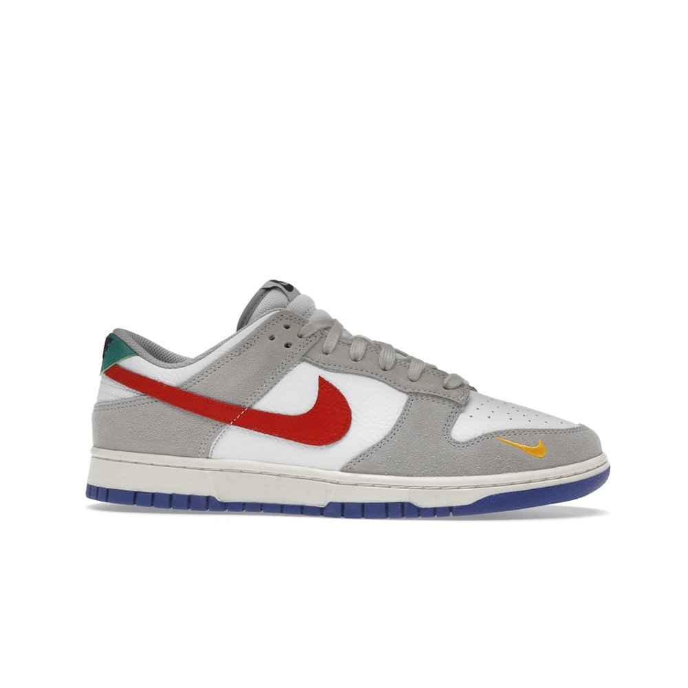 Nike Dunk Low Light Iron Ore Red Blue