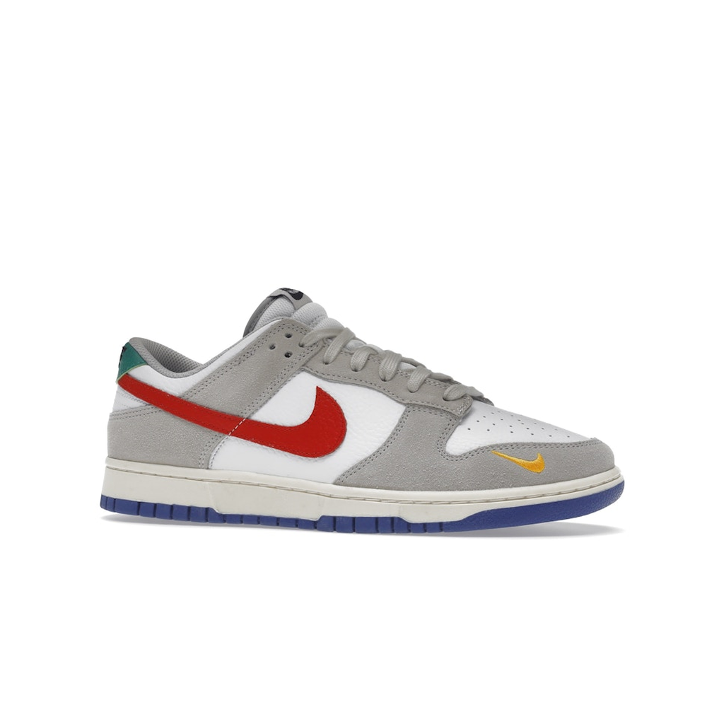 Nike Dunk Low Light Iron Ore Red Blue