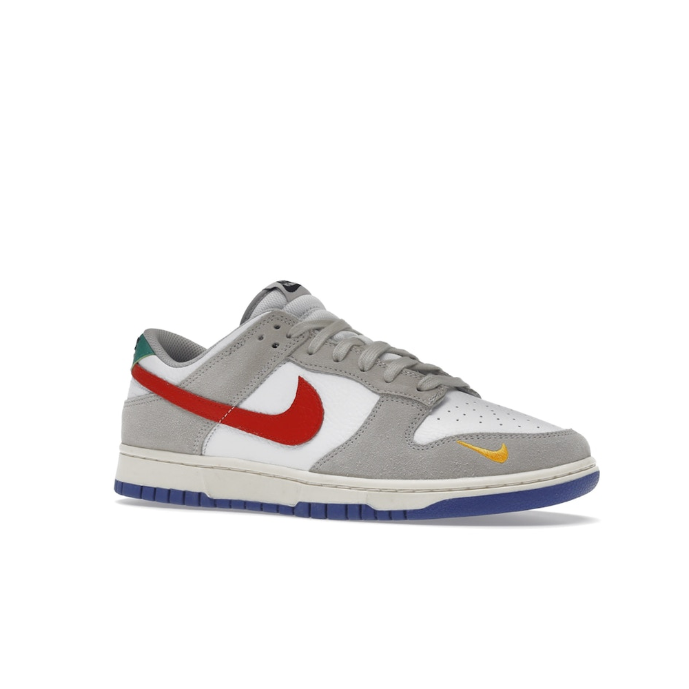 Nike Dunk Low Light Iron Ore Red Blue