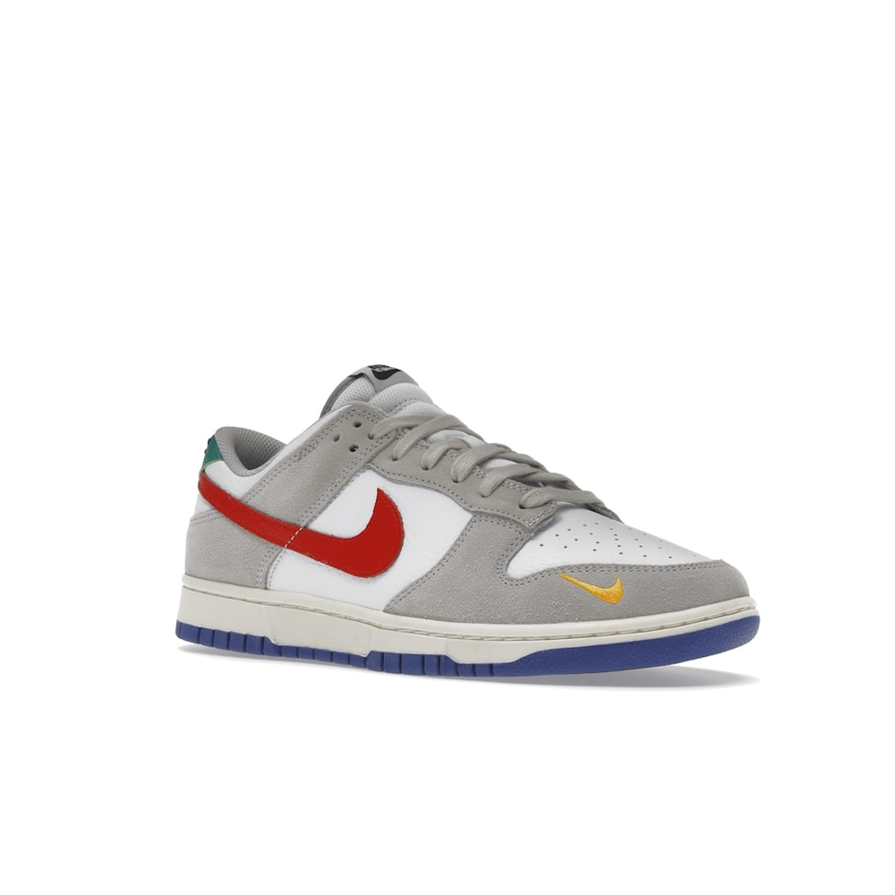 Nike Dunk Low Light Iron Ore Red Blue