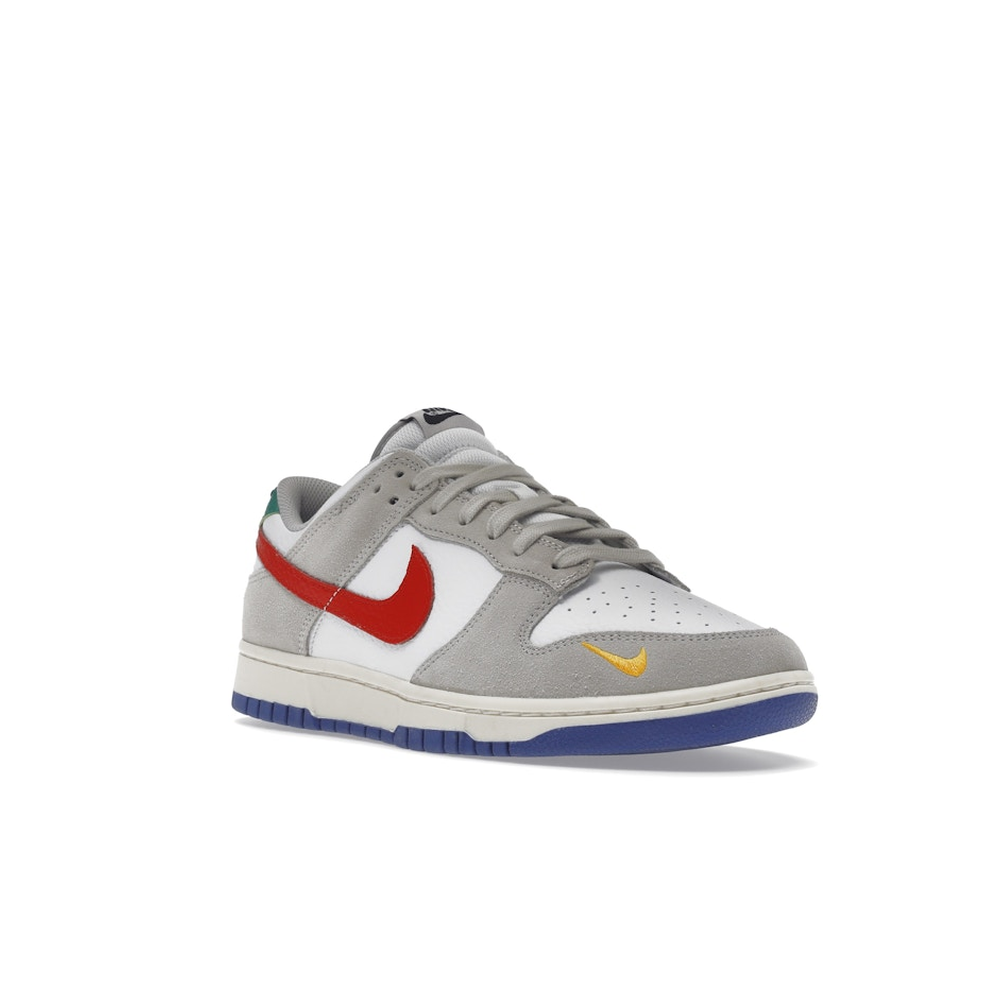 Nike Dunk Low Light Iron Ore Red Blue